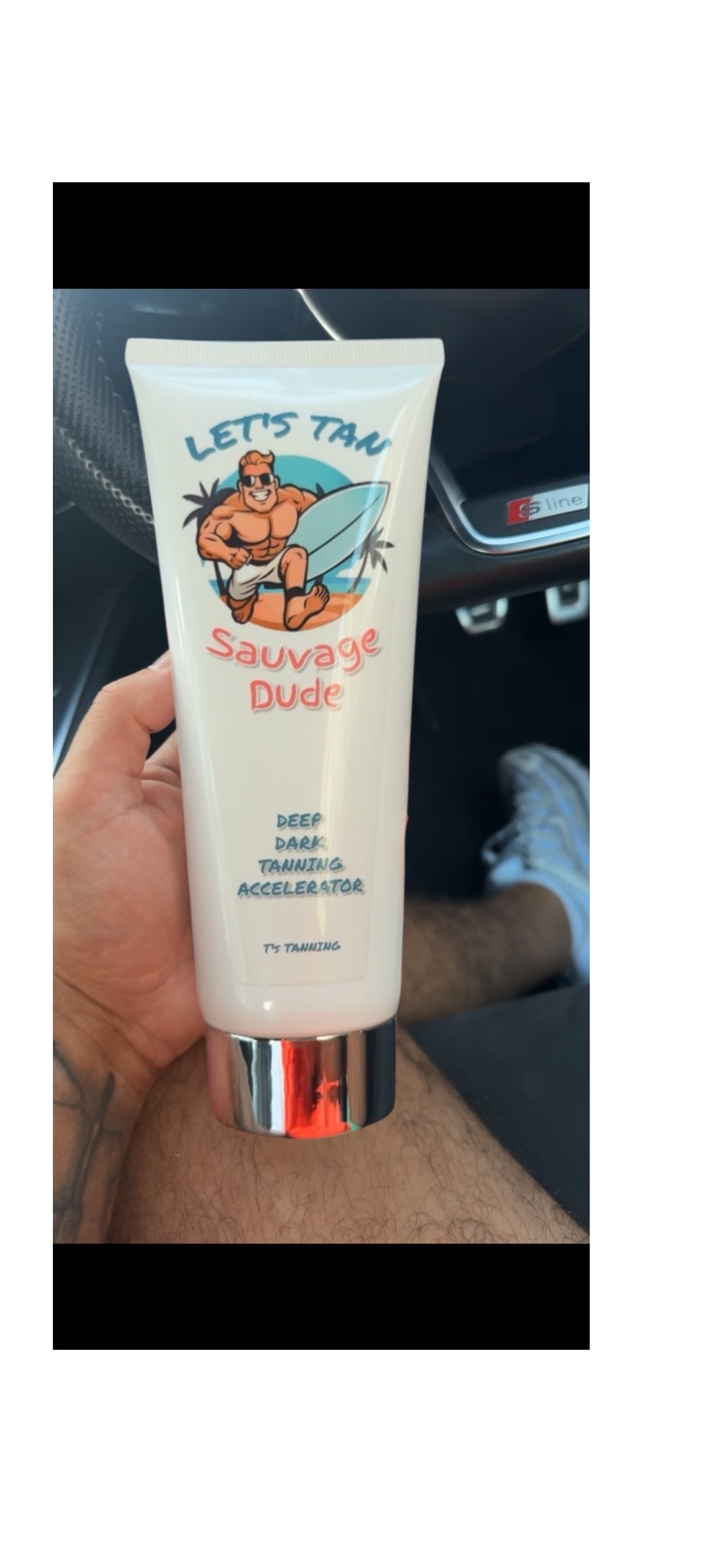T's Tanning Let's Tan Sauvage Dude Deep Dark Tanning