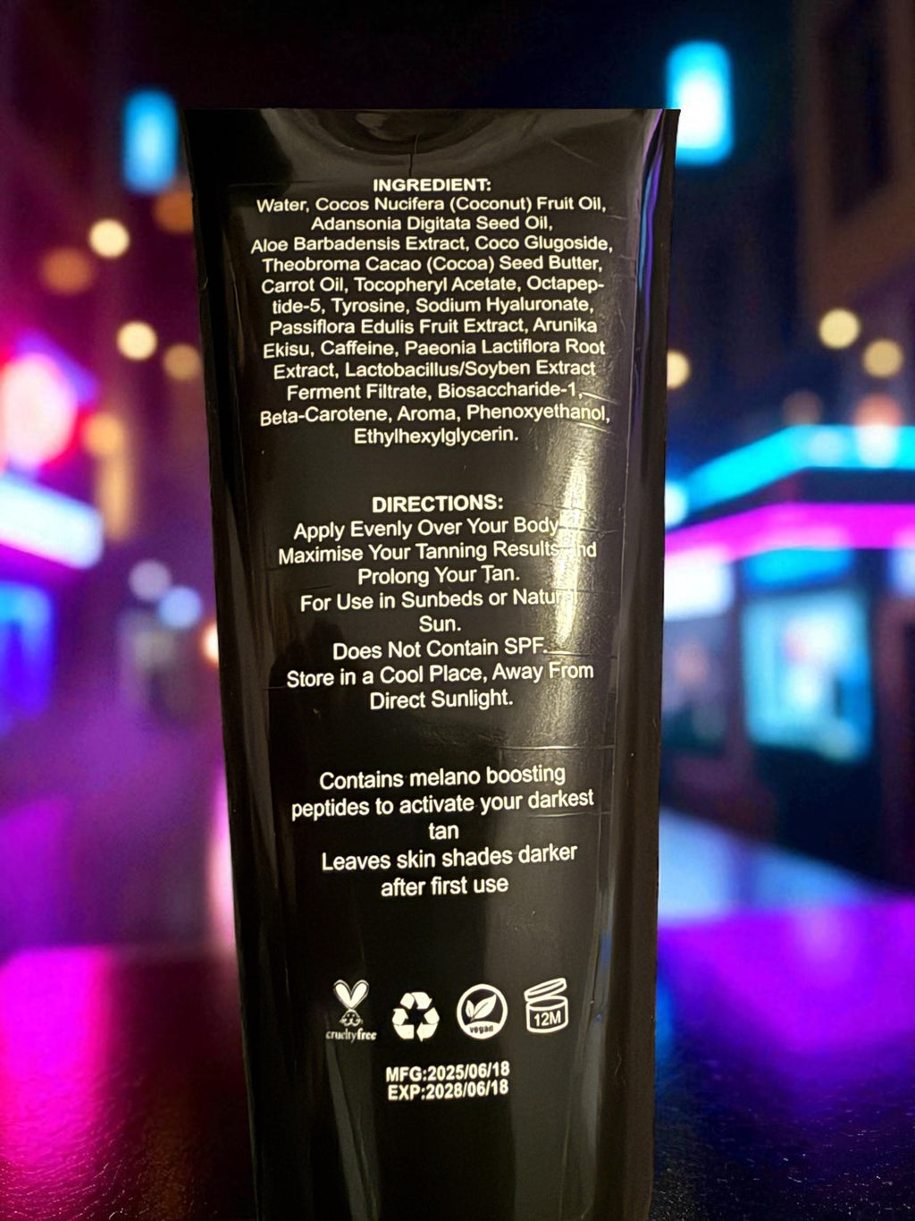 T’s Tanning Bubblegum Booty Cream 200ml bottle